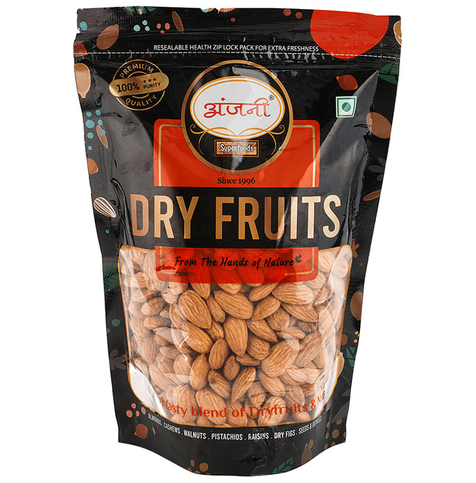 Anjani Superfoods Raw California Almonds Dry Fruits - Classic Derma
