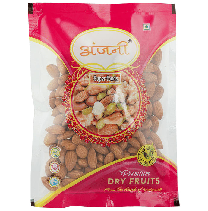 Anjani Superfoods Raw California Almonds Premium Dry Fruits - Classic Derma