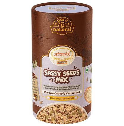 Anjani Superfoods Sassy Seeds Mix Lightly Roasted Seeds Mix - Classic Derma