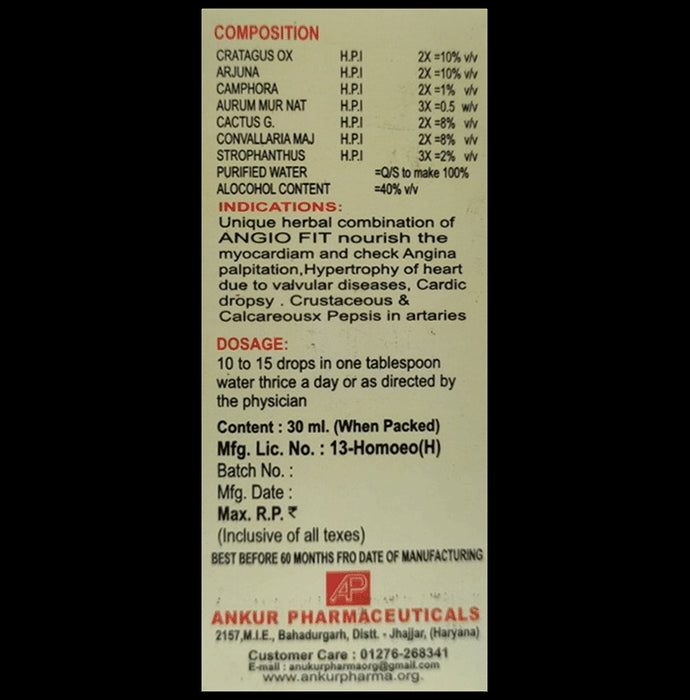 Ankur Angio-Fit Drop