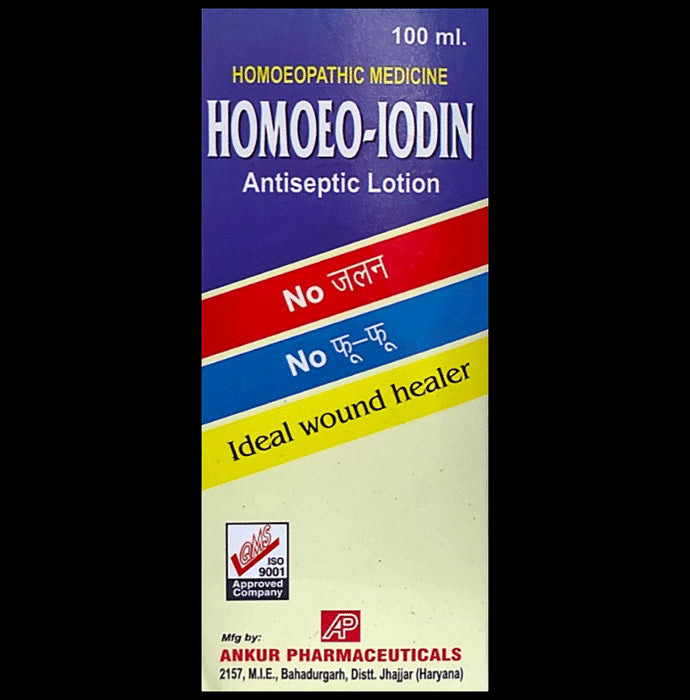 Ankur Homoeo-Iodin Antiseptic Lotion - Classic Derma