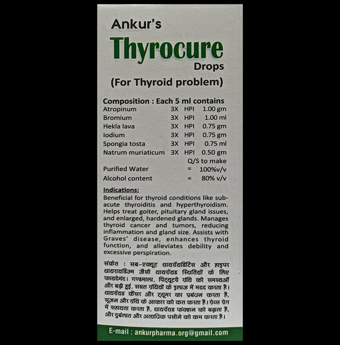 Ankur Thyrocure Oral Drops