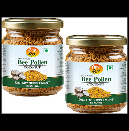 Anp Bee 100 % Natural Bee Pollen Coconut (100gm Each) - Classic Derma