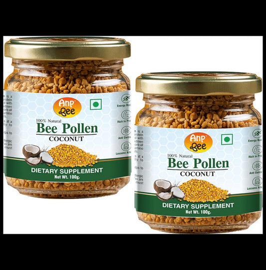 Anp Bee 100 % Natural Bee Pollen Coconut (100gm Each) - Classic Derma
