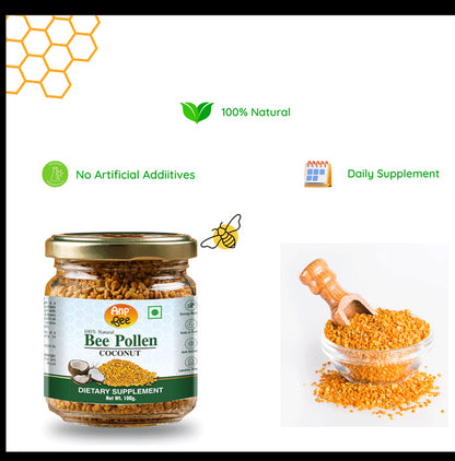 Anp Bee 100 % Natural Bee Pollen Coconut (100gm Each)