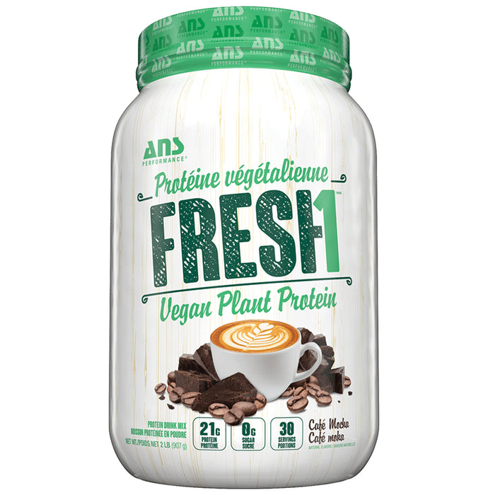 ANS Performance Cafe Mocha Fresh1 Vegan Plant Protein - Classic Derma