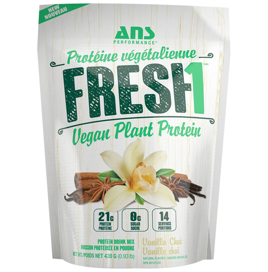 ANS Performance Fresh1 Vegan Plant Protein Powder Vanilla Chai - Classic Derma