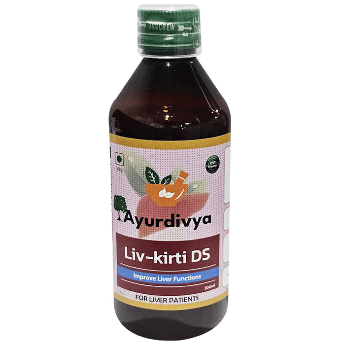 AyurDivya Liv Kirti DS Syrup (200ml Each) - Classic Derma
