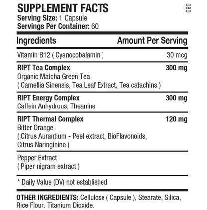 ANS Performance RIPT Triple Threat Thermo Veggie Capsule