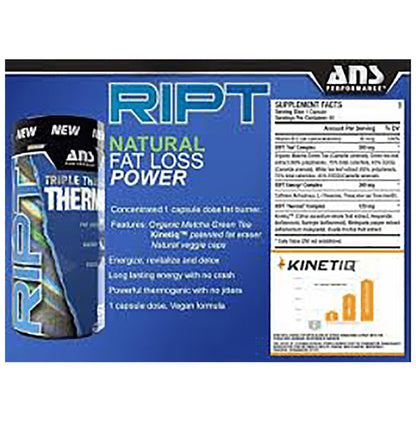 ANS Performance RIPT Triple Threat Thermo Veggie Capsule