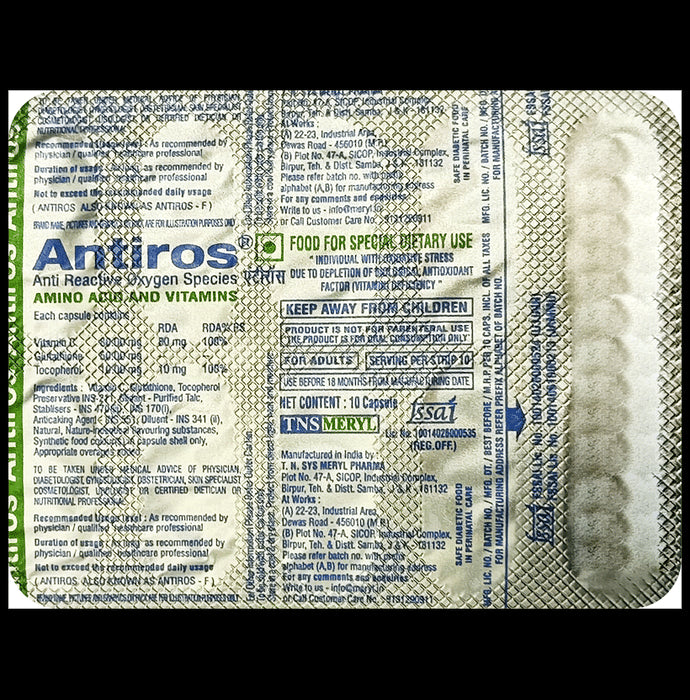 Antiros Capsule - Classic Derma
