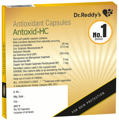 Antoxid  HC Antioxidant Capsule for Skin Health