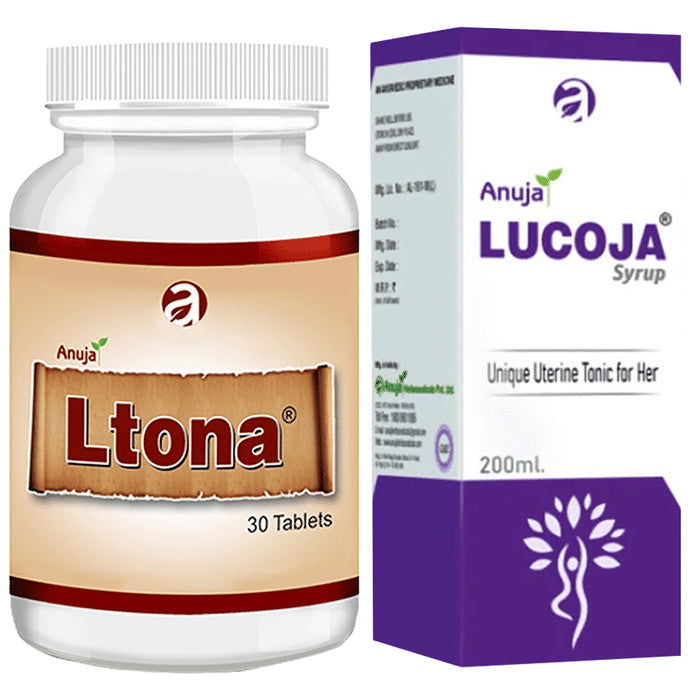 Anuja Combo Pack of Ltona Tablet 30 & Lucoja Syrup 30ml - Classic Derma