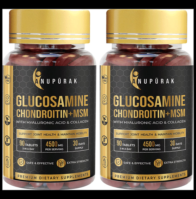 Anupurak Glucosamine Chondroitin+MSM Tablet (90 Each) - Classic Derma