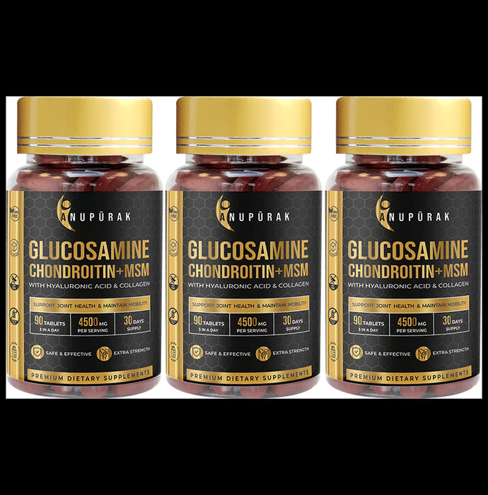 Anupurak Glucosamine Chondroitin+MSM Tablet (90 Each) - Classic Derma