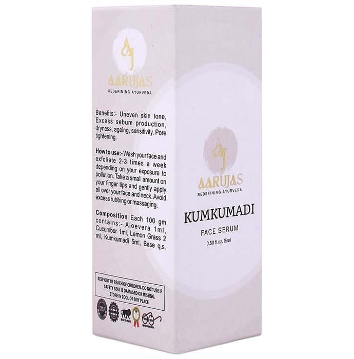 Aarujas Kumkumadi Face Serum - Classic Derma