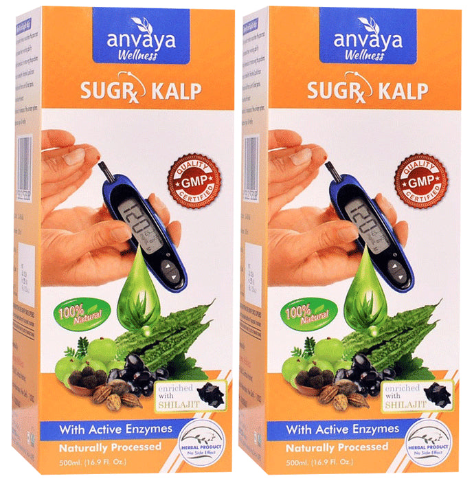 Anvaya Wellness Sugrx Kalp (500ml Each) - Classic Derma