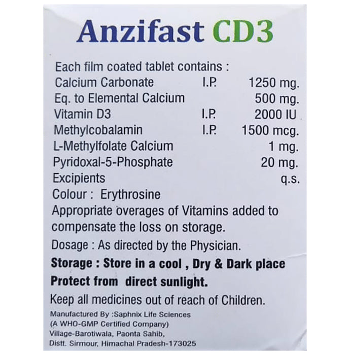 Anzifast CD3 Tablet