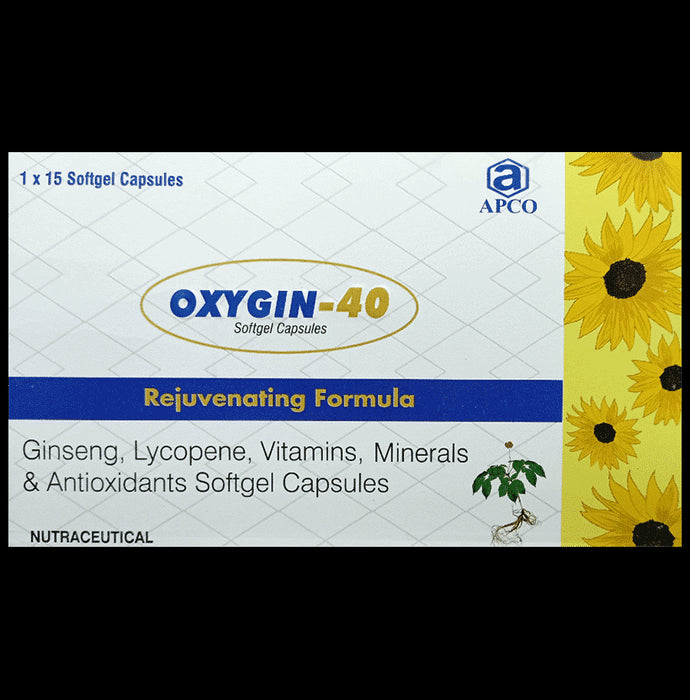 Apco Oxygin-40 Softgel Capsule - Classic Derma