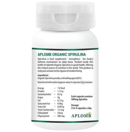 Aplomb Spirulina Organic Capsule