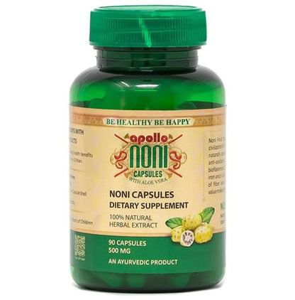 Apollo Noni 500mg Capsule with Aloevera - Classic Derma