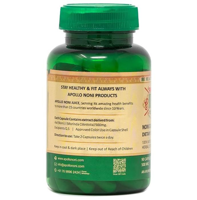 Apollo Noni 500mg Capsule with Aloevera