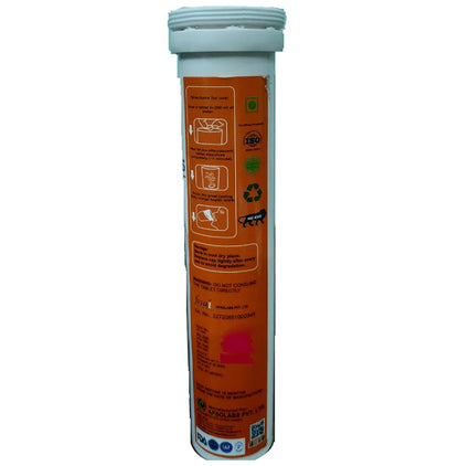 Apsolabs Natural Vitamin C & Zinc Effervescent Tablet Sugar Free Orange