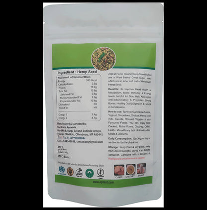 Apt Eat Hemp Hearts Nutty