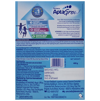 AptaGrow Powder Scientifically Designed for Growing Kids Vanilla