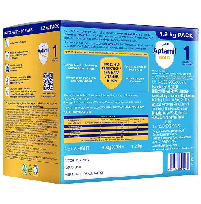 Aptamil Gold Best Formula Milk For Months Old Baby Aptamil Gold