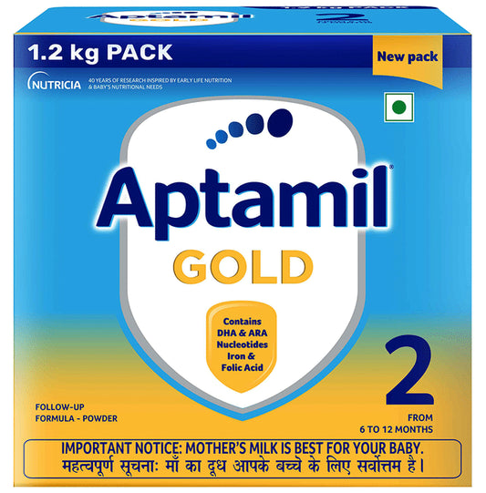 Aptamil Gold Stage 2 from 6 to 12 Months Infant Formula - Classic Derma