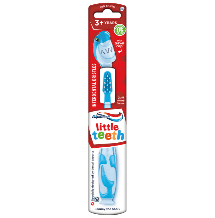 Aquafresh 3+Years Little Teeth Toothbrush Shark - Classic Derma