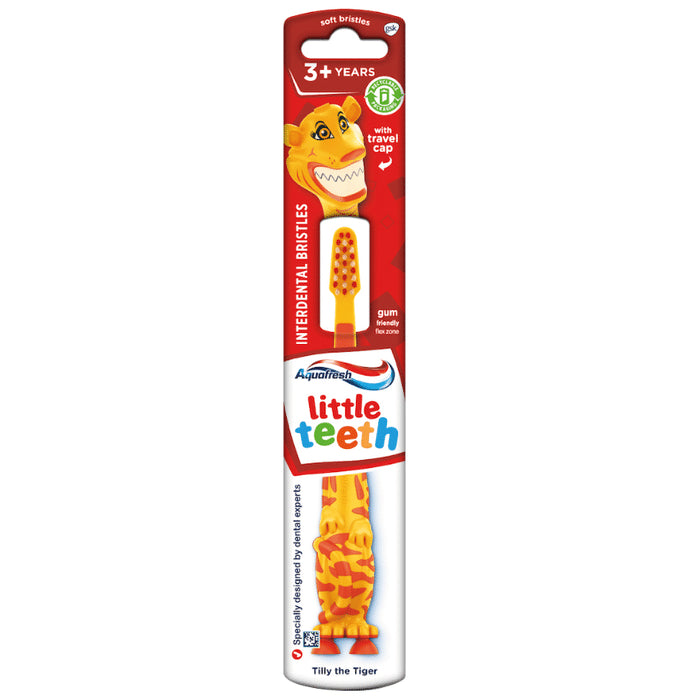 Aquafresh 3+Years Little Teeth Toothbrush Tiger - Classic Derma