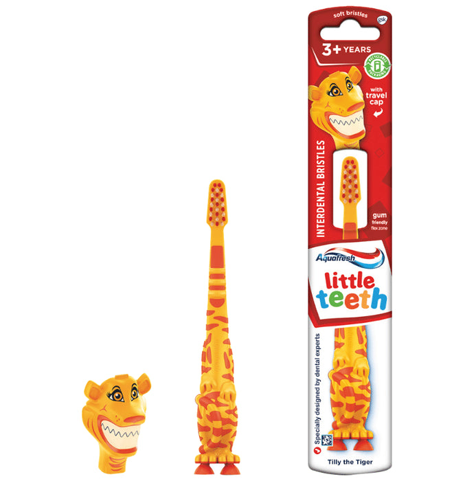 Aquafresh 3+Years Little Teeth Toothbrush Tiger