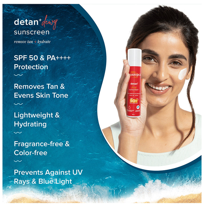 Aqualogica Detan+ Dewy Sunscreen SPF 50+ PA++++