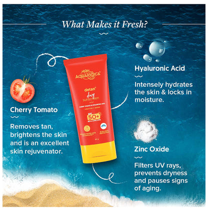 Aqualogica Detan+ Dewy Sunscreen SPF 50+ PA++++