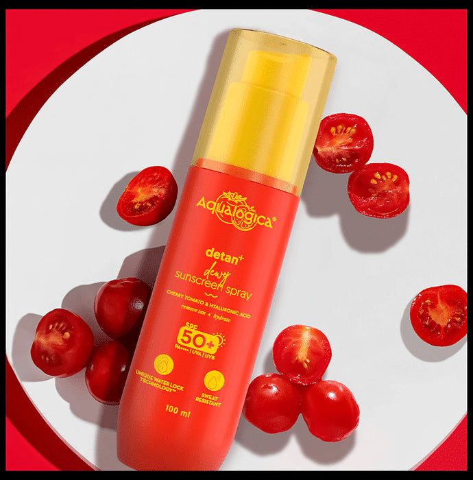 Aqualogica Detan+ Dewy Sunscreen Spray SPF 50 PA++++