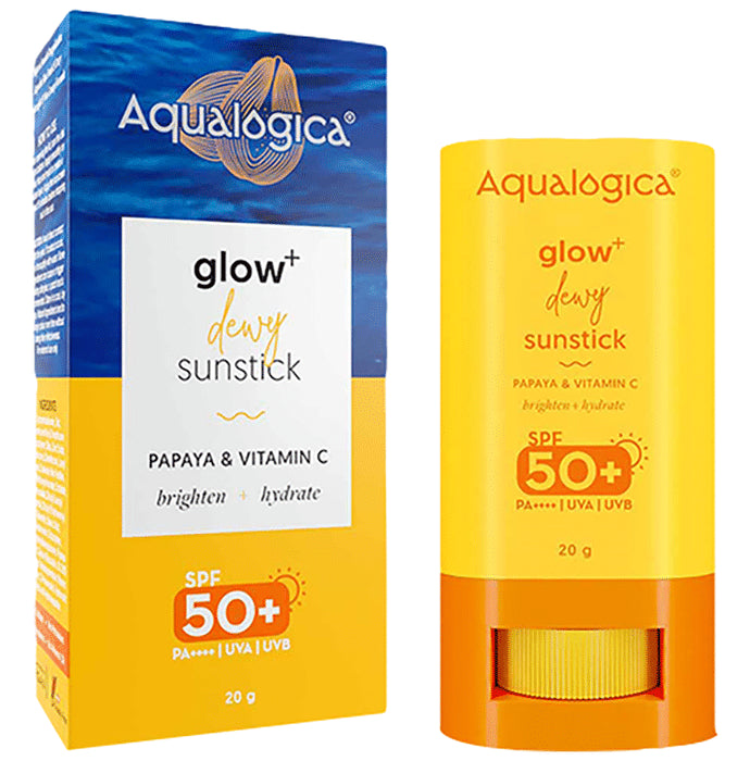 Aqualogica Glow+ Dewy Sunstick SPF 50+ PA++++ - Classic Derma