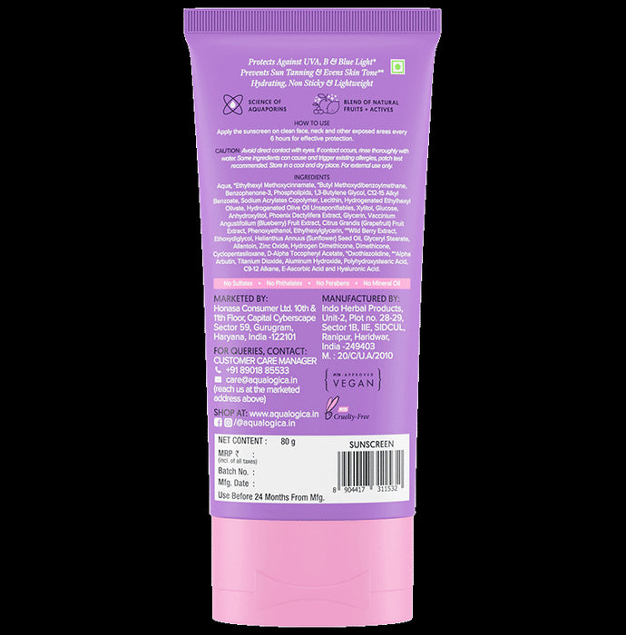 Aqualogica Illuminate+ Dewy Sunscreen SPF 50 PA++++