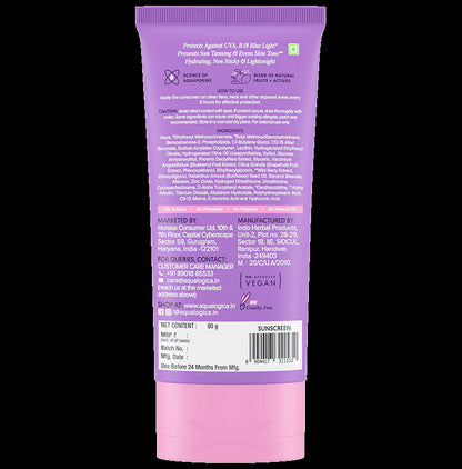 Aqualogica Illuminate+ Dewy Sunscreen SPF 50 PA++++