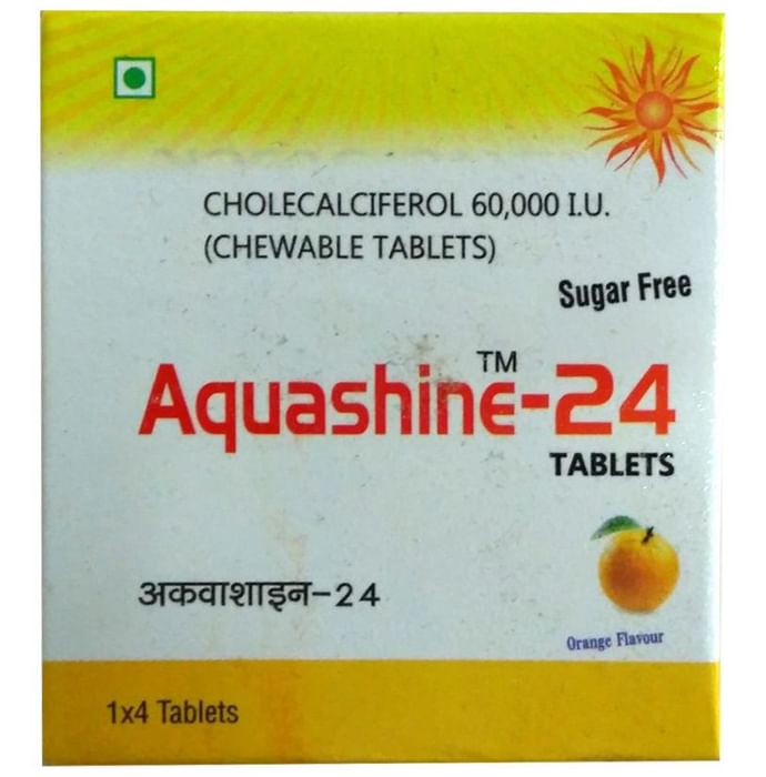 Aquashine 24 Tablet Orange Sugar Free - Classic Derma