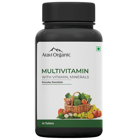 Aravi Organic Multivitamin with Vitamin, Minerals Tablet - Classic Derma
