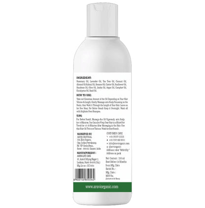 Aravi Organic Rosemary Castor Hair Growth Shampoo
