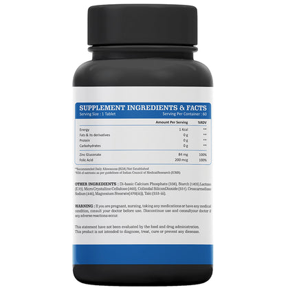 Aravi Organic Zinc with Folic Acid Tablet