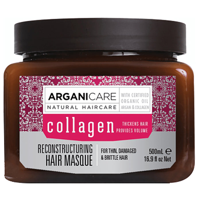Arganicare Argan & Collagen Reconstructuring Hair Masque - Classic Derma