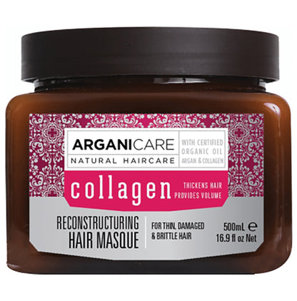 Arganicare Argan & Collagen Reconstructuring Hair Masque - Classic Derma
