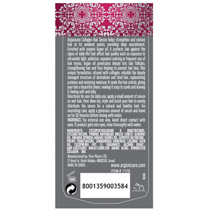 Arganicare Argan & Collagen Regenerating Hair Serum