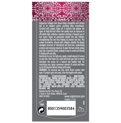 Arganicare Argan & Collagen Regenerating Hair Serum