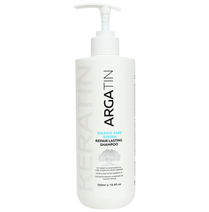 Argatin Keratin Repair Lasting Sulfate-Free Shampoo - Classic Derma