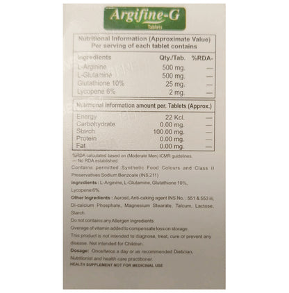 Argifine-G Tablet